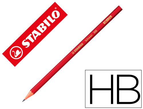 Lapis de grafite stabilo swano 306 hb unidade , Stabilo , 77805 , 4006381123686